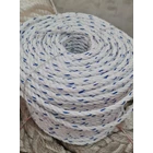 PP 8mm Blue Spot White Nylon Mine Rope (@1 Roll )  1