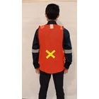 Orange Color Mesh Safety Vest  3