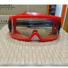 Kacamata Safety GOOGLE Merah Mirror  1