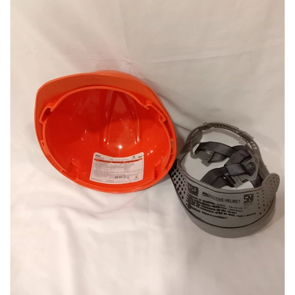 Helm Proyek MSA Lokal Orange