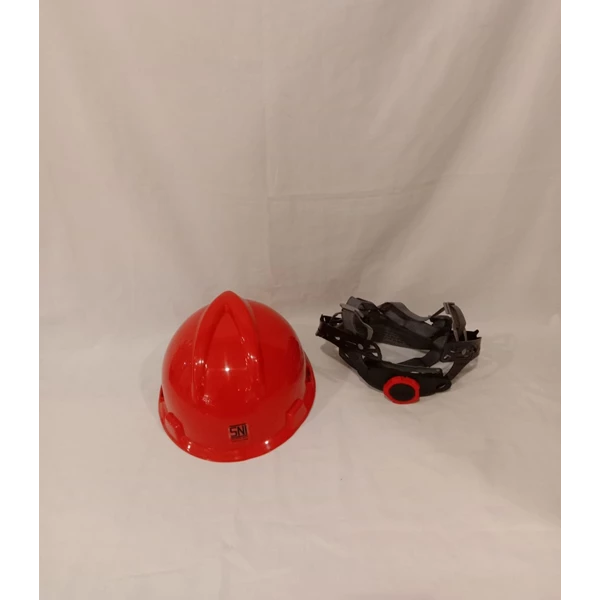 Helm Proyek MSA Lokal Merah SNI Dalaman Pastrek