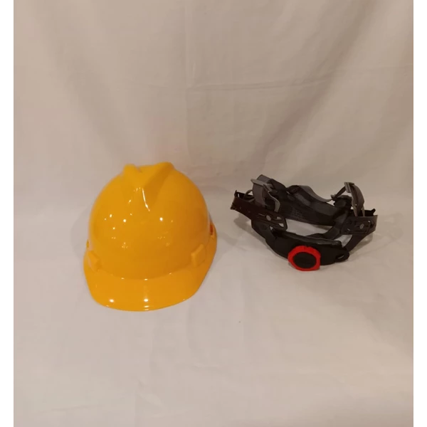 Helm Proyek MSA Lokal Kuning SNI Dalaman Pastrek