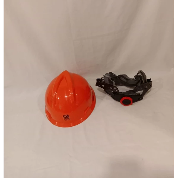 Helm Proyek MSA Lokal Orange SNI Dalaman Pastrek