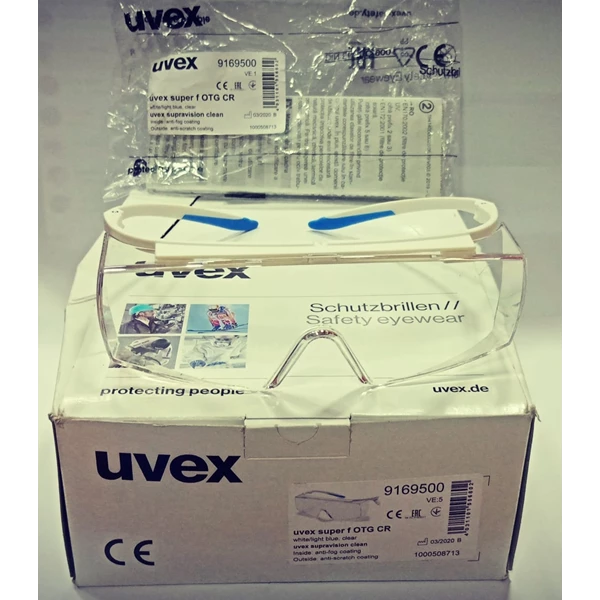 Safety Glasses Uvec Original Super F OTG CR