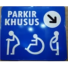 Safety Sign for disabled parking 1