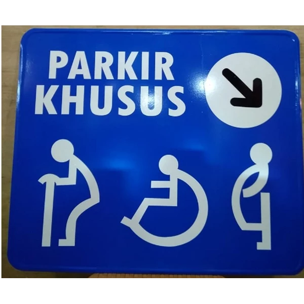 Safety Sign for disabled parking