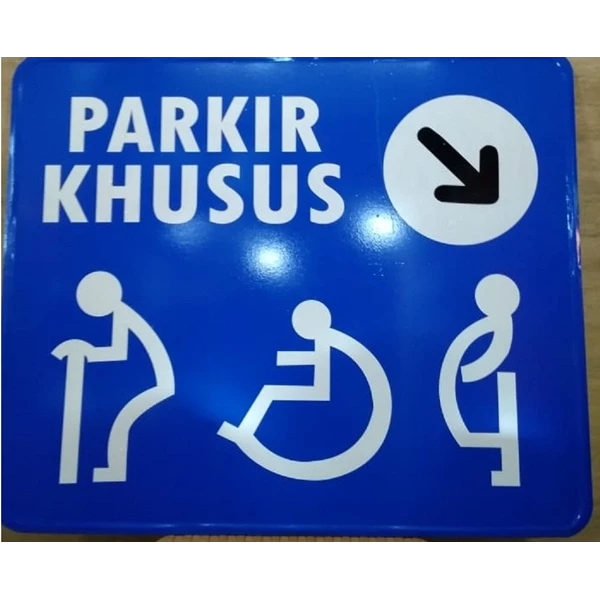 Safety Sign for disabled parking