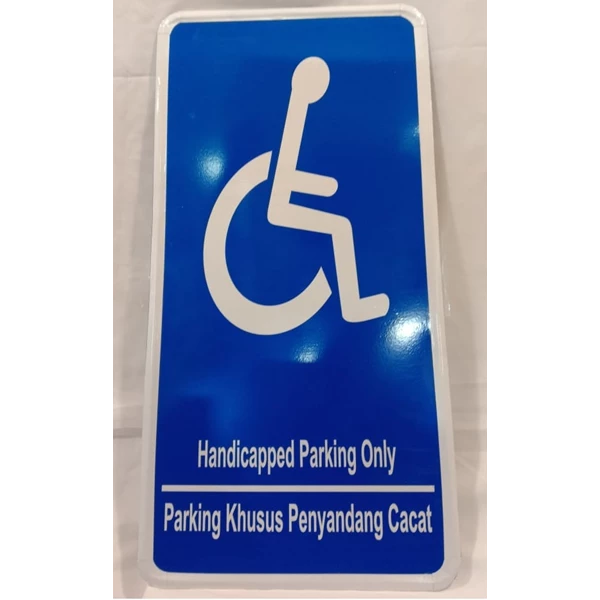 Parking Signs for People with Disabilities 60x30