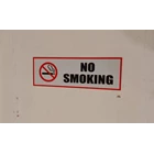 Safety Sign No Smoking 10x30 1