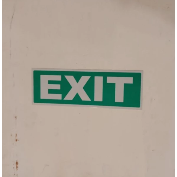 Safety Sign Exit Ukuran 10x30