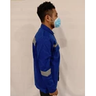 Baju Kemeja Safety Biru Benhur 2