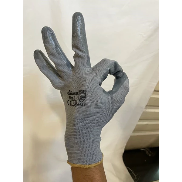 Shima NBR Gray Safety Gloves 
