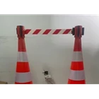 Cone dividing tape/Q Line /Warning Tape/Traffic safety cone belt 1