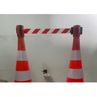 Cone dividing tape/Q Line /Warning Tape/Traffic safety cone belt