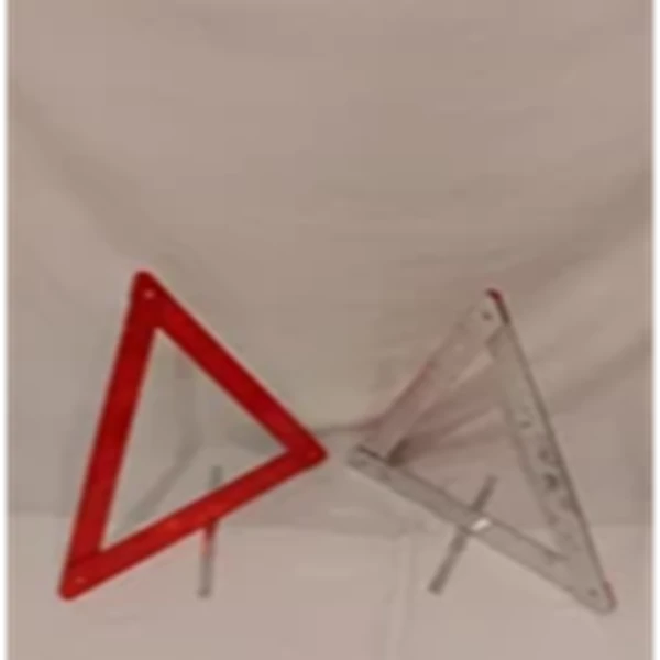 Safety Triangle For Red Color Cars 