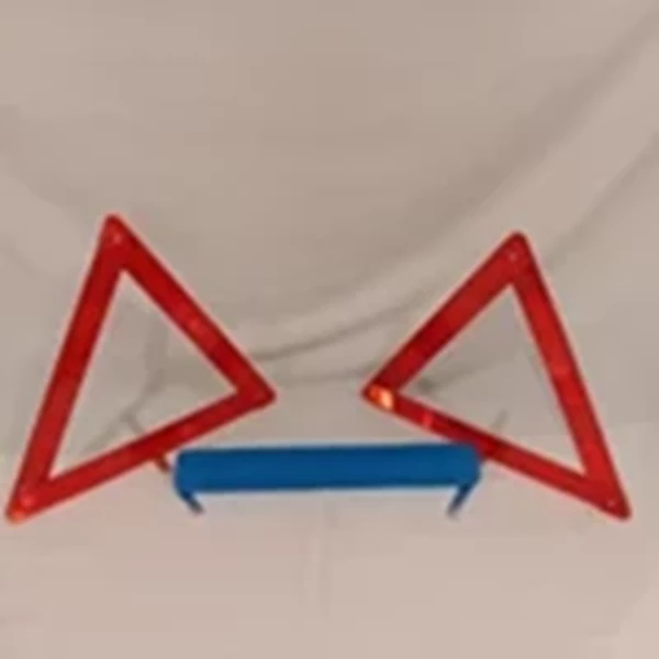 Safety Triangle For Red Color Cars 