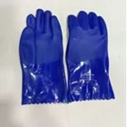 Sarung Tangan PVC 30cm Biru / Shima PVC Safety Glove 3