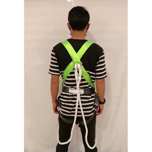 EXCELLENT Brand Full Body Harness Double Lanyard 